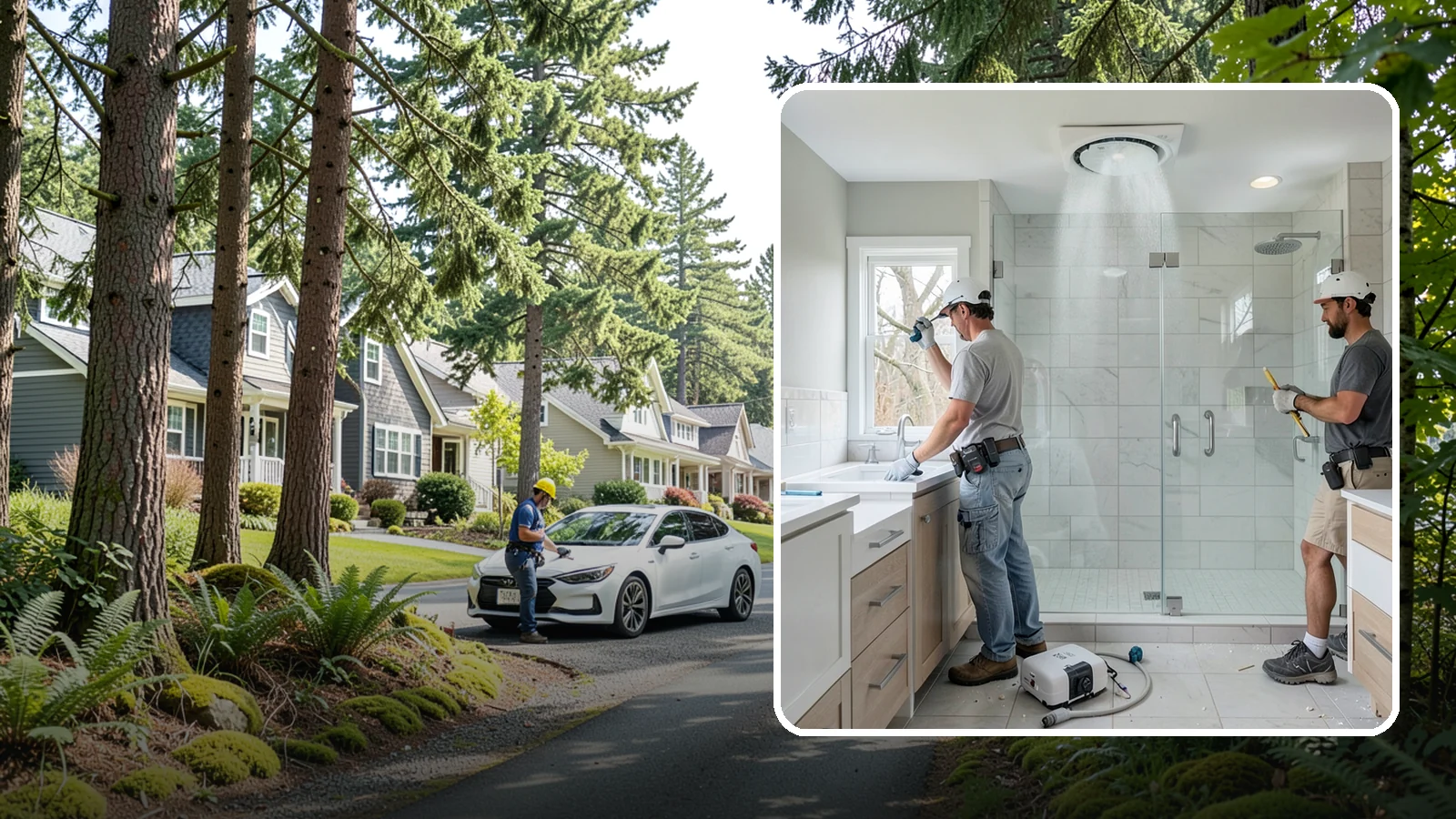 Bathroom Exhaust Fan Installation in Normandy Park, King County, WA - A bathroom exhaust fan installation vents humidity outdoors to protect your home from moisture damage.