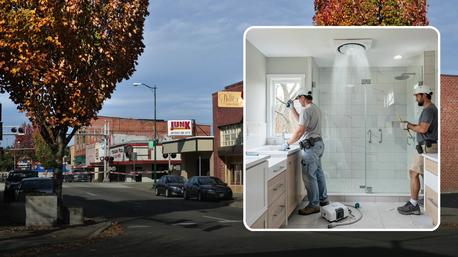 Bathroom Exhaust Fan Installation in Puyallup, Pierce County, WA - A bathroom exhaust fan installation vents humidity outdoors to protect your home from moisture damage.