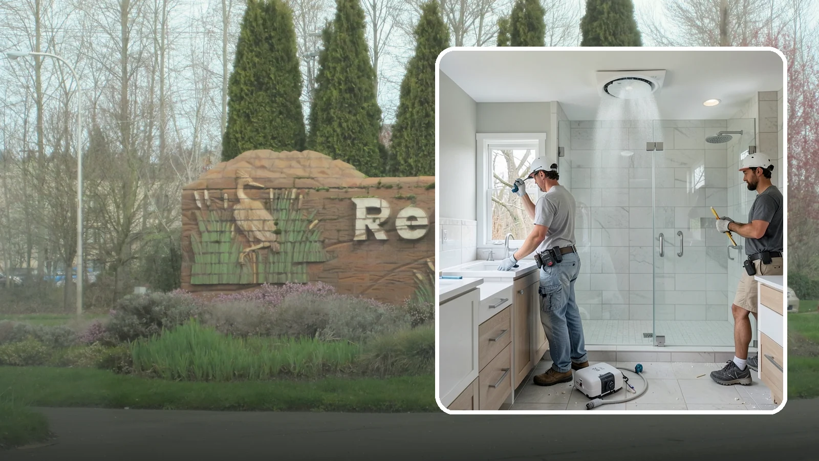 Bathroom Exhaust Fan Installation in Renton, King County, WA - A bathroom exhaust fan installation vents humidity outdoors to protect your home from moisture damage.