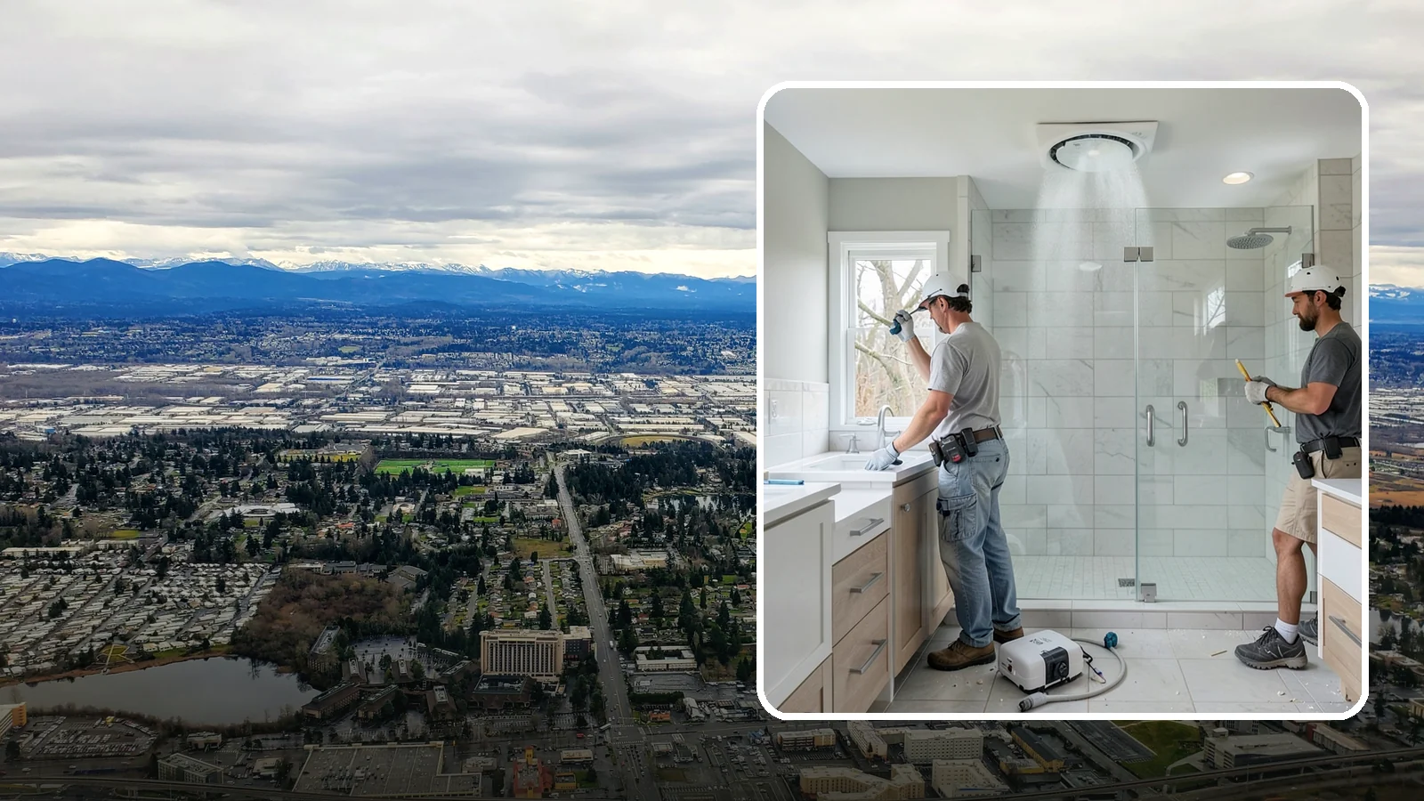 Bathroom Exhaust Fan Installation in SeaTac, King County, WA - A bathroom exhaust fan installation vents humidity outdoors to protect your home from moisture damage.