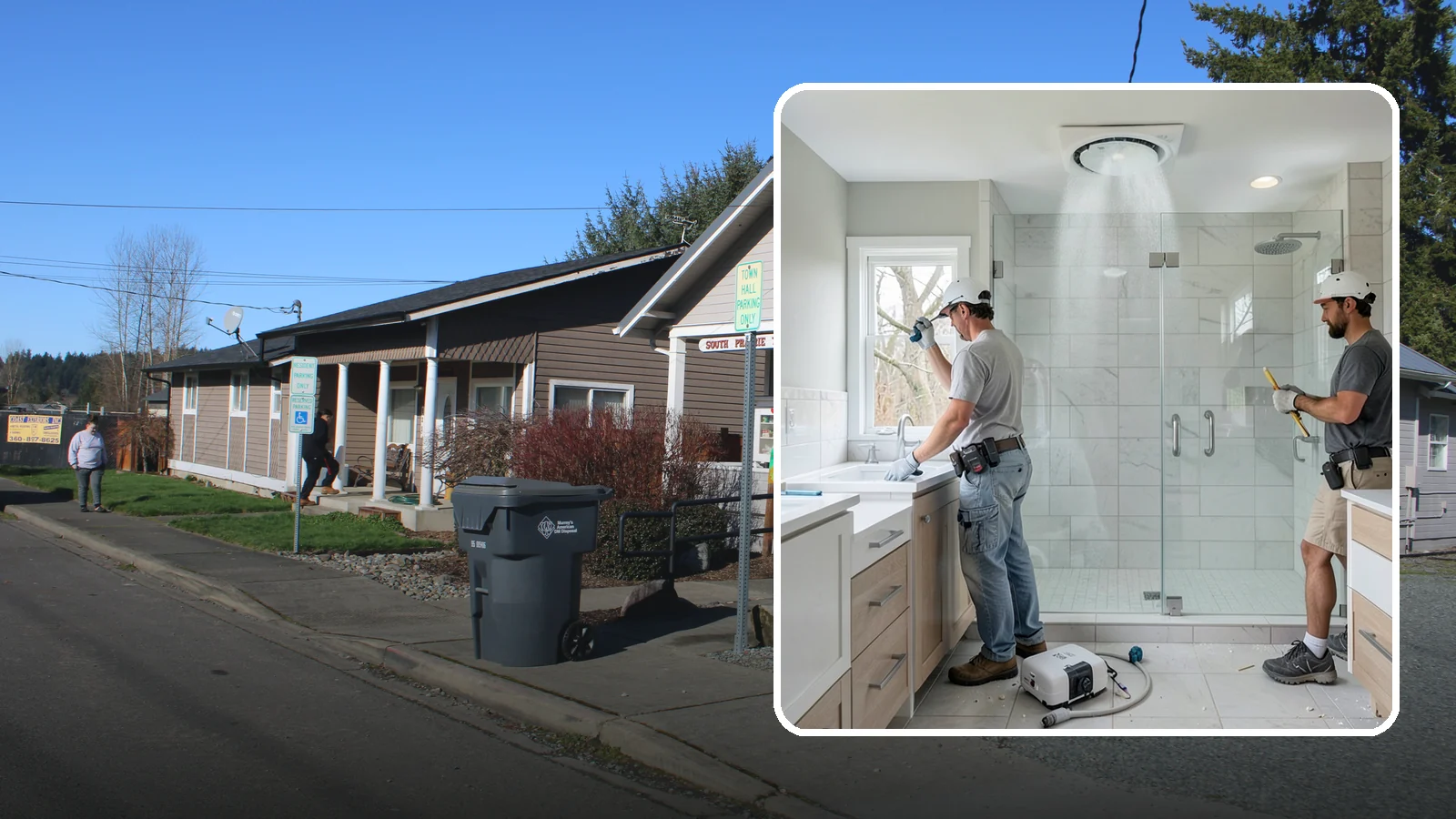 Bathroom Exhaust Fan Installation in South Prairie, Pierce County, WA - A bathroom exhaust fan installation vents humidity outdoors to protect your home from moisture damage.