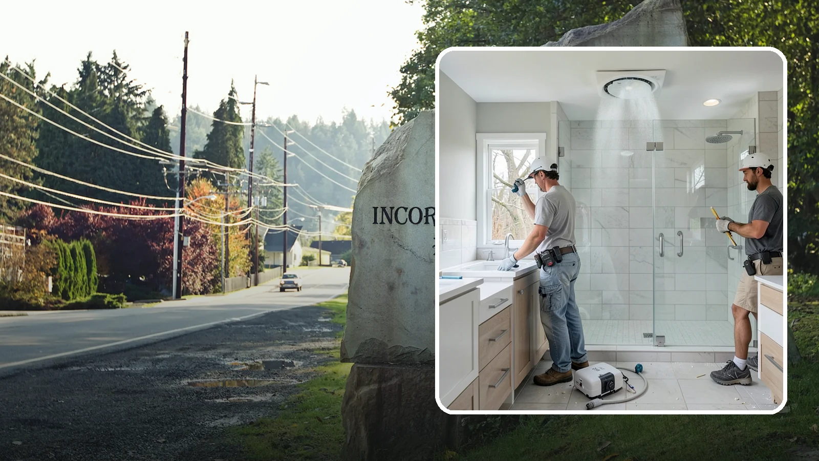 Bathroom Exhaust Fan Installation in Wilkeson, Pierce County, WA - A bathroom exhaust fan installation vents humidity outdoors to protect your home from moisture damage.