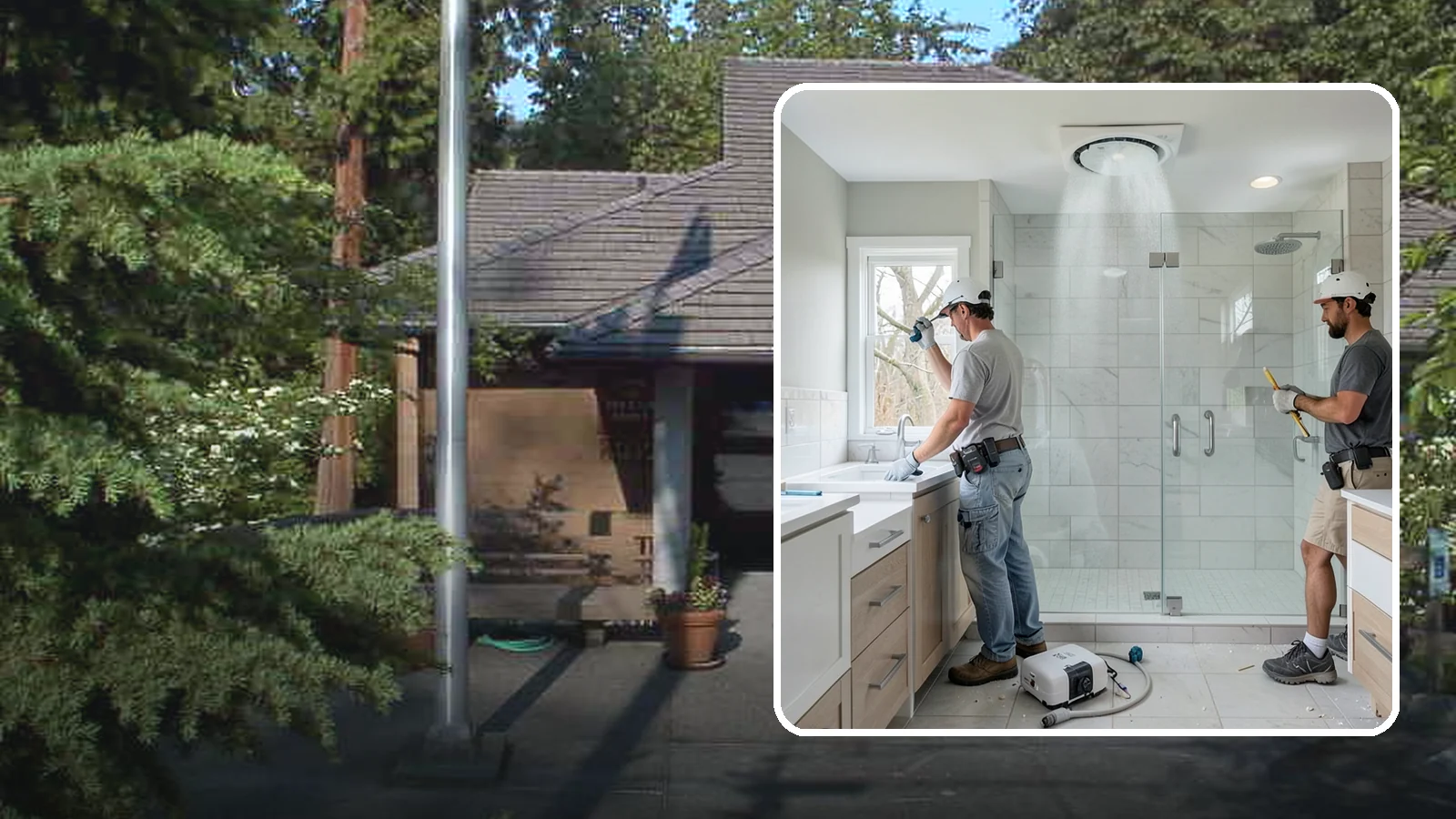 Bathroom Exhaust Fan Installation in Yarrow Point, King County, WA - A bathroom exhaust fan installation vents humidity outdoors to protect your home from moisture damage.