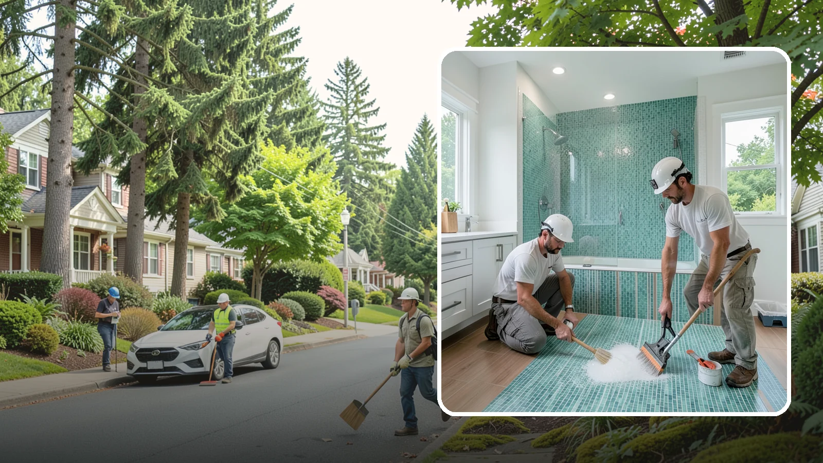 Bathroom Flooring Installation in Beaux Arts Village, King County, WA - Waterproof bathroom flooring installation designed to withstand constant moisture, steam, and splashes.