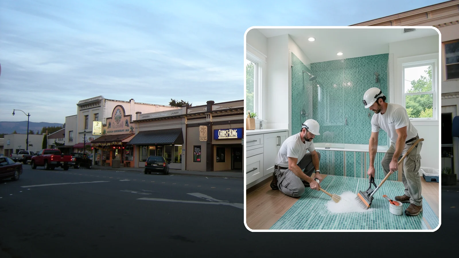 Bathroom Flooring Installation in Burlington, Skagit County, WA - Waterproof bathroom flooring installation designed to withstand constant moisture, steam, and splashes.