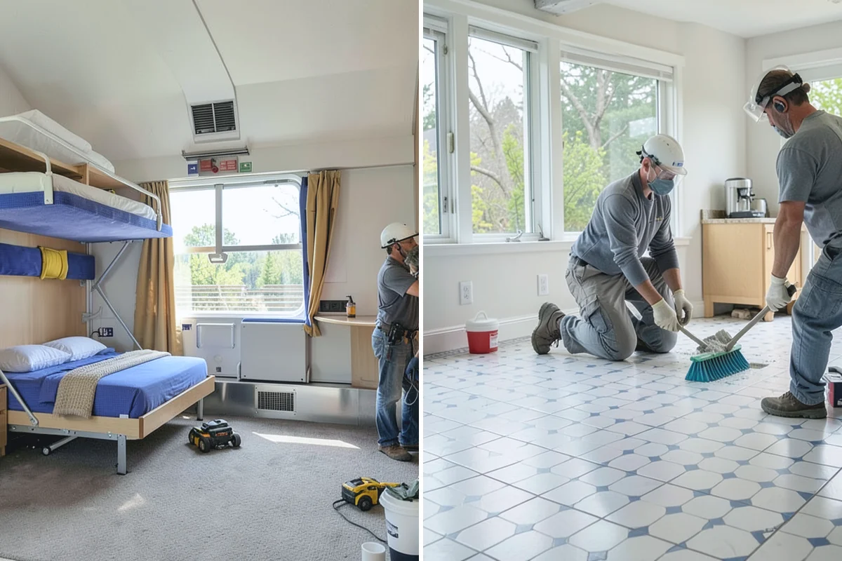 Bathroom Flooring Installation in Des Moines, King County, WA - Waterproof and prep the substrate