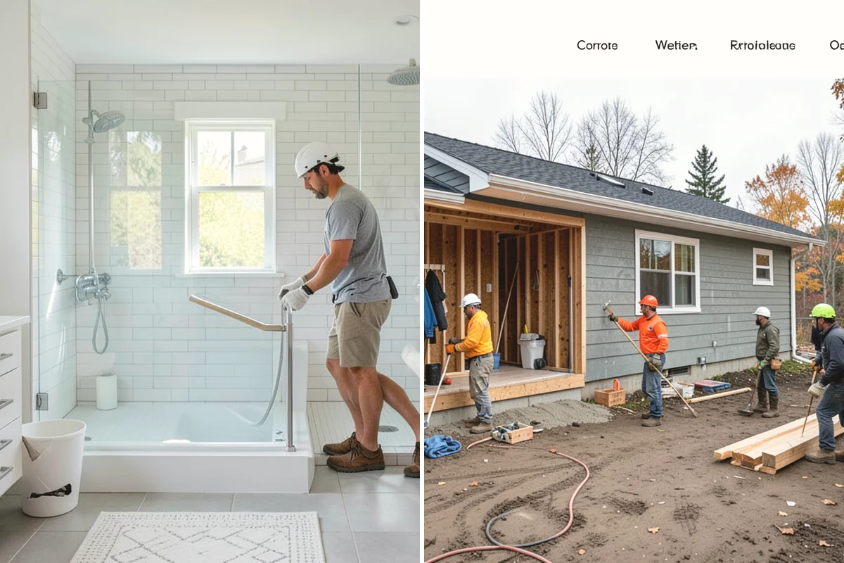 Bathroom Flooring Installation in Duvall, King County, WA - Waterproof and prep the substrate