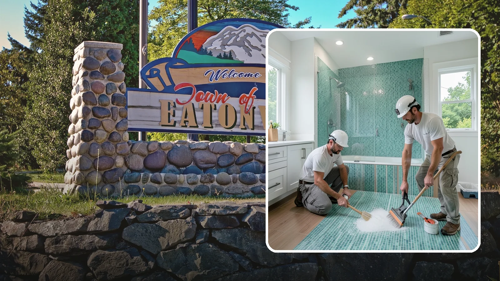 Bathroom Flooring Installation in Eatonville, Pierce County, WA - Waterproof bathroom flooring installation designed to withstand constant moisture, steam, and splashes.