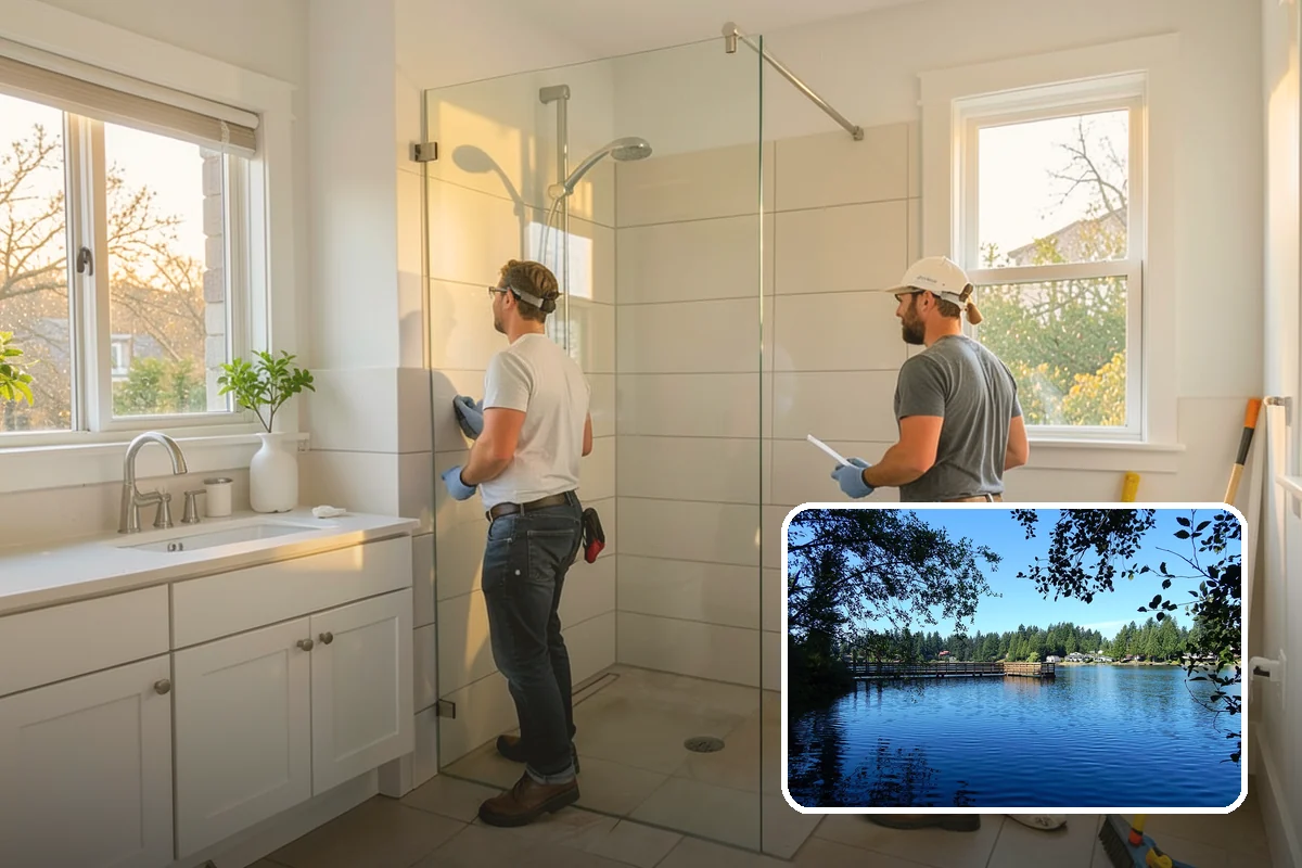 Bathroom Flooring Installation in Federal Way, King County, WA - Fully waterproof against splashes and steam
