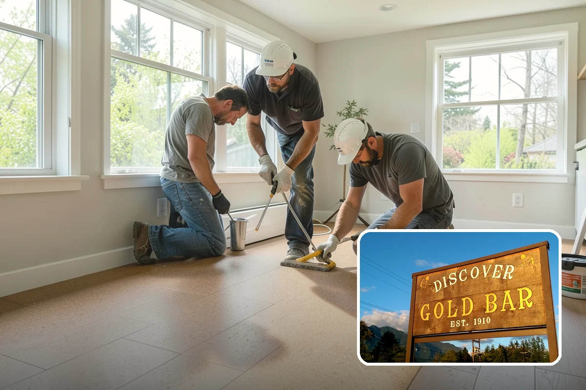Bathroom Flooring Installation in Gold Bar, Snohomish County, WA - Fully waterproof against splashes and steam