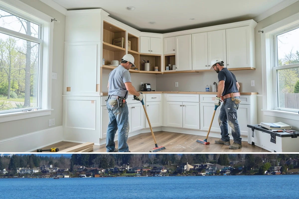 Bathroom Flooring Installation in Lake Stevens, Snohomish County, WA - Bathroom flooring installs reliably year-round since waterproof materials suit our climate in every season.