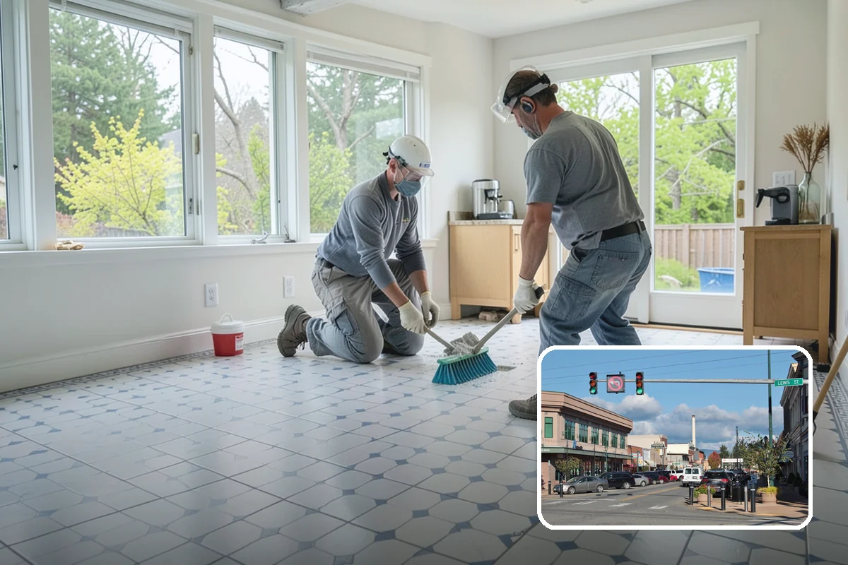 Bathroom Flooring Installation in Monroe, Snohomish County, WA - Fully waterproof against splashes and steam
