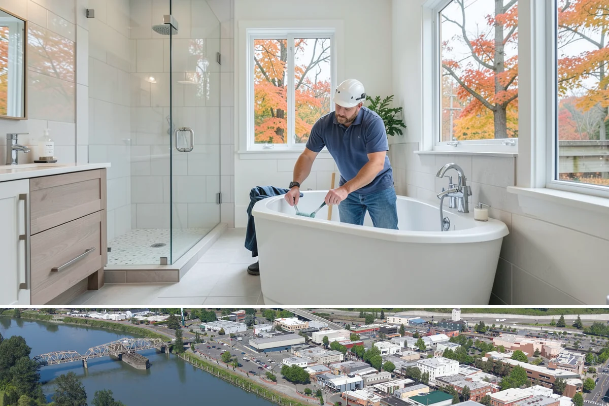 Bathroom Flooring Installation in Mount Vernon, Skagit County, WA - Bathroom flooring installs reliably year-round since waterproof materials suit our climate in every season.