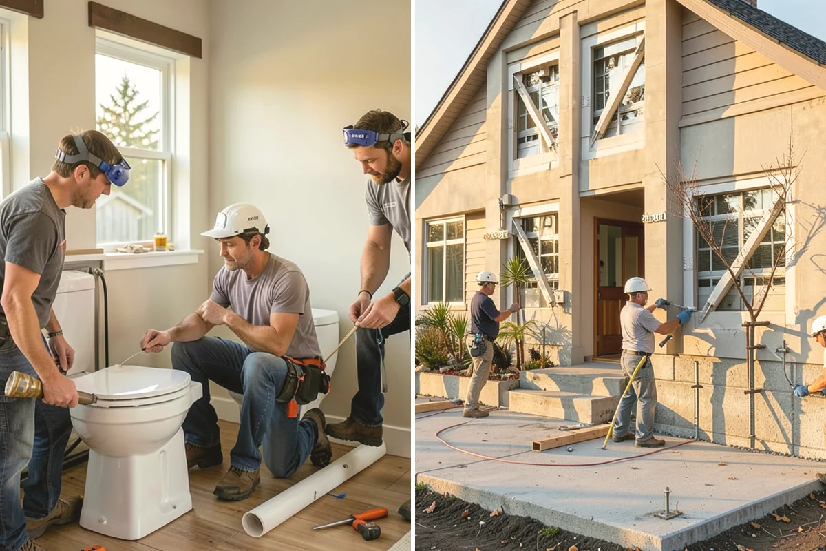 Bathroom Flooring Installation in North Bend, King County, WA - Waterproof and prep the substrate