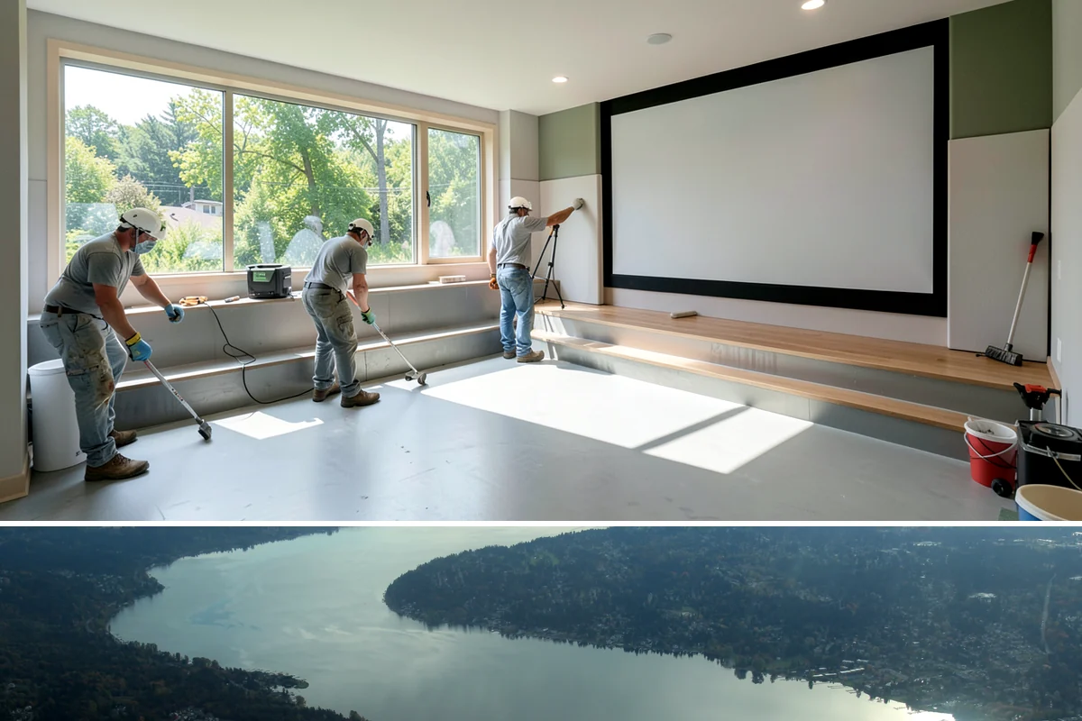 Bathroom Flooring Installation in Sammamish, King County, WA - Bathroom flooring installs reliably year-round since waterproof materials suit our climate in every season.