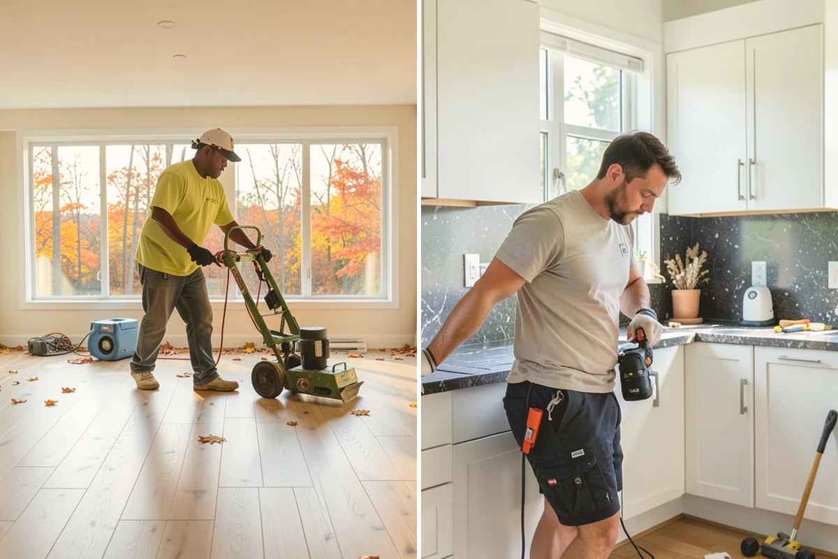 Bathroom Flooring in Brier, Snohomish County, WA - Remove old flooring and inspect the subfloor