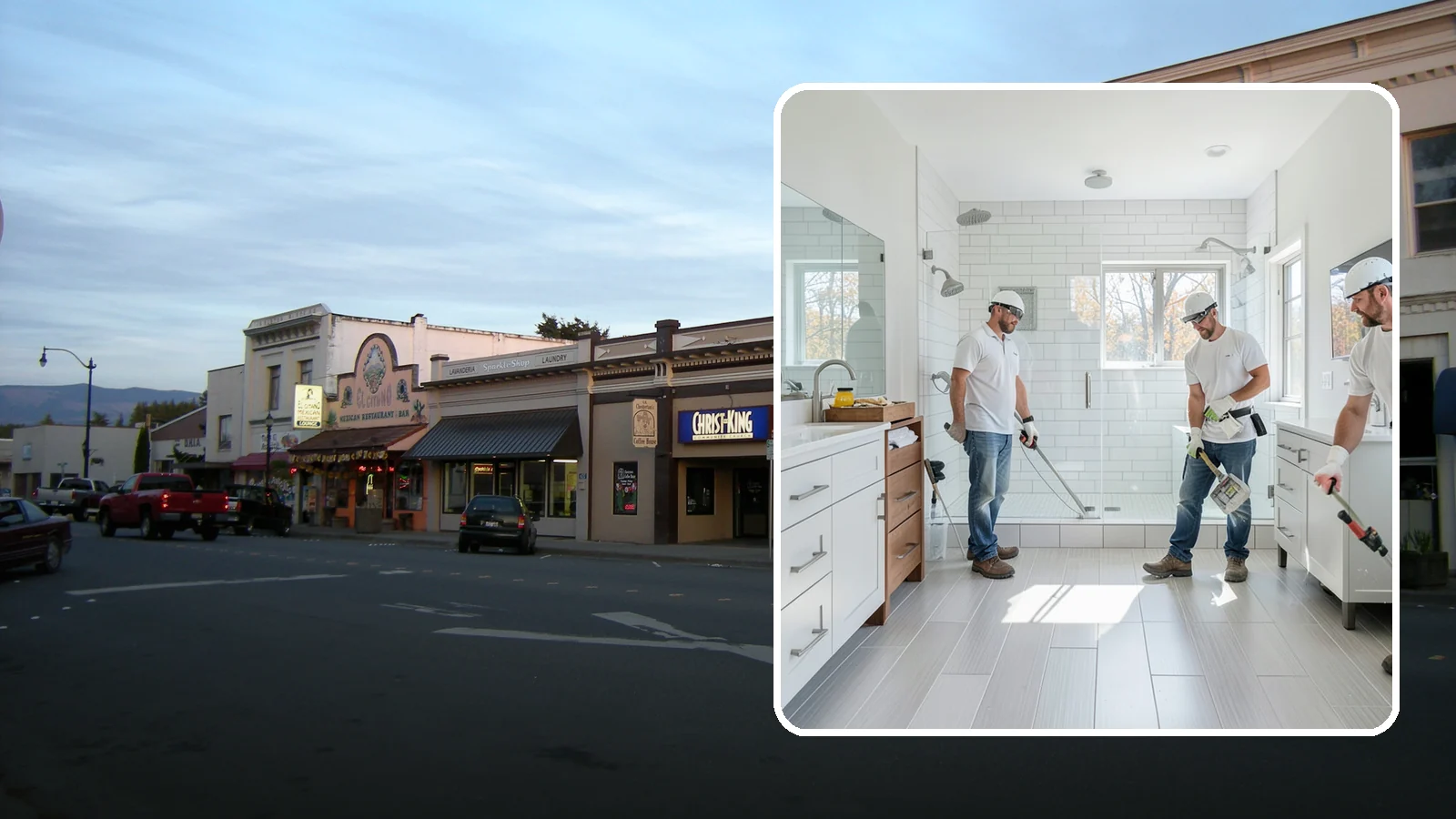 Bathroom Flooring in Burlington, Skagit County, WA - New bathroom flooring lays a water-resistant surface that stands up to splashes and steam.
