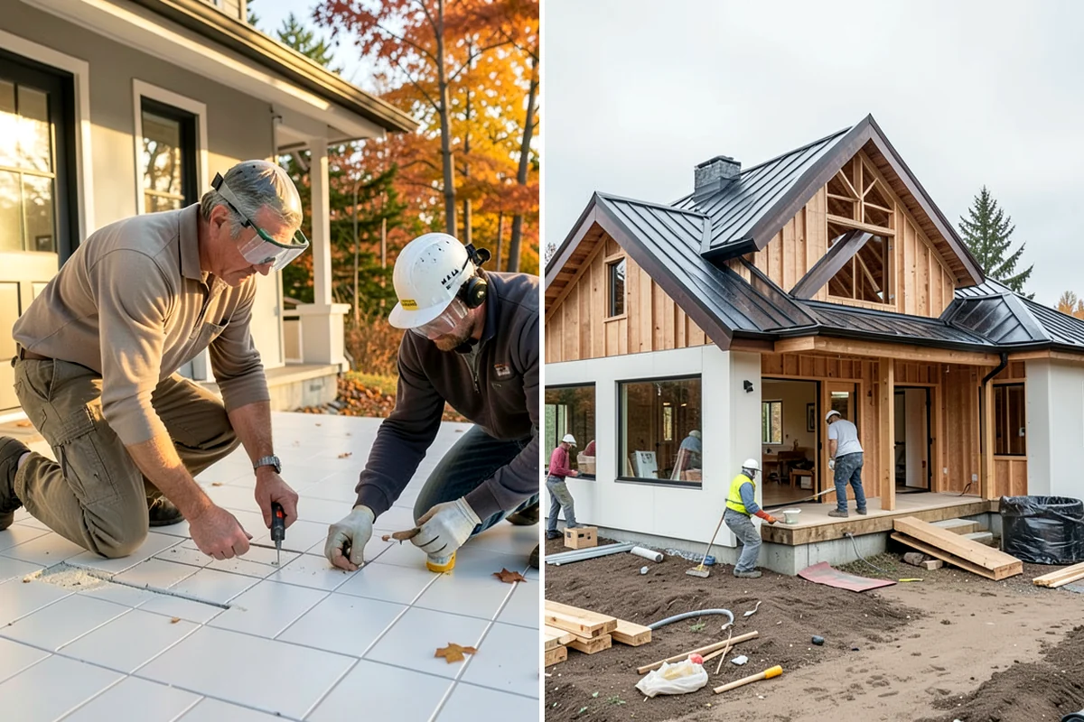 Bathroom Flooring in Fircrest, Pierce County, WA - Remove old flooring and inspect the subfloor