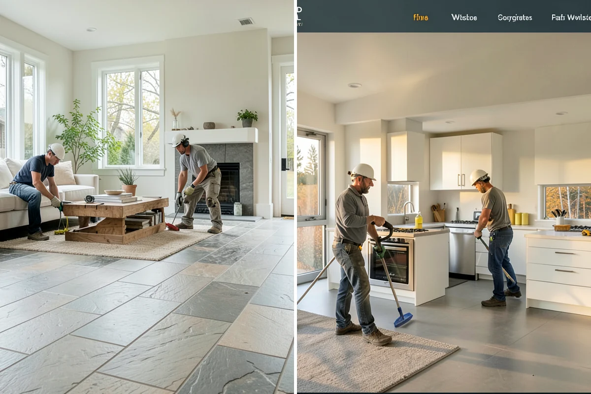 Bathroom Flooring in Maple Valley, King County, WA - Remove old flooring and inspect the subfloor