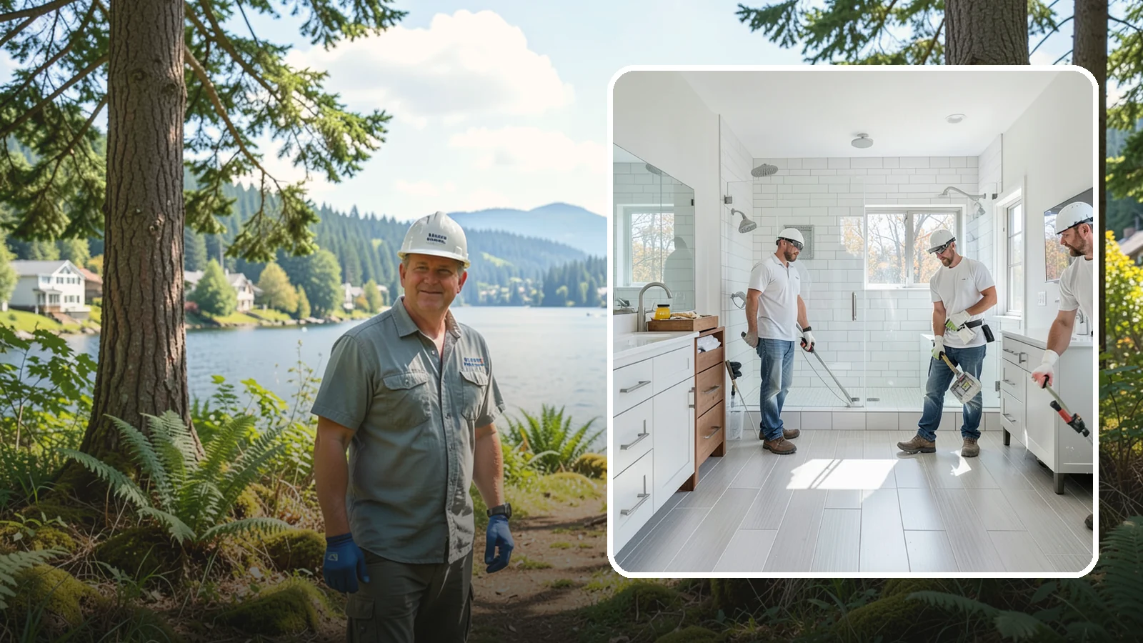Bathroom Flooring in Milton, King County, WA - New bathroom flooring lays a water-resistant surface that stands up to splashes and steam.
