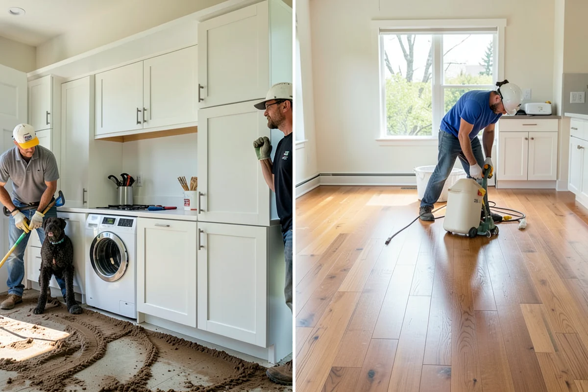 Bathroom Flooring in Normandy Park, King County, WA - Remove old flooring and inspect the subfloor