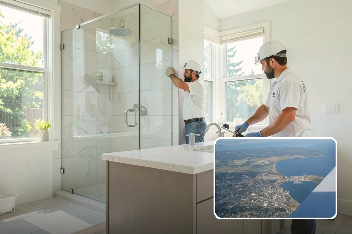 Bathroom Flooring in Oak Harbor, Island County, WA - Withstands splashes, steam, and humidity