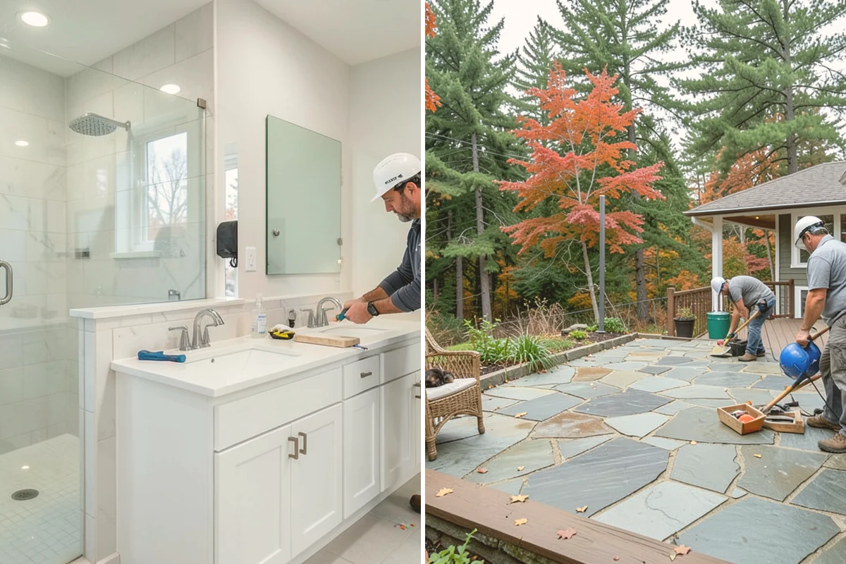 Bathroom Flooring in Orting, Pierce County, WA - Remove old flooring and inspect the subfloor