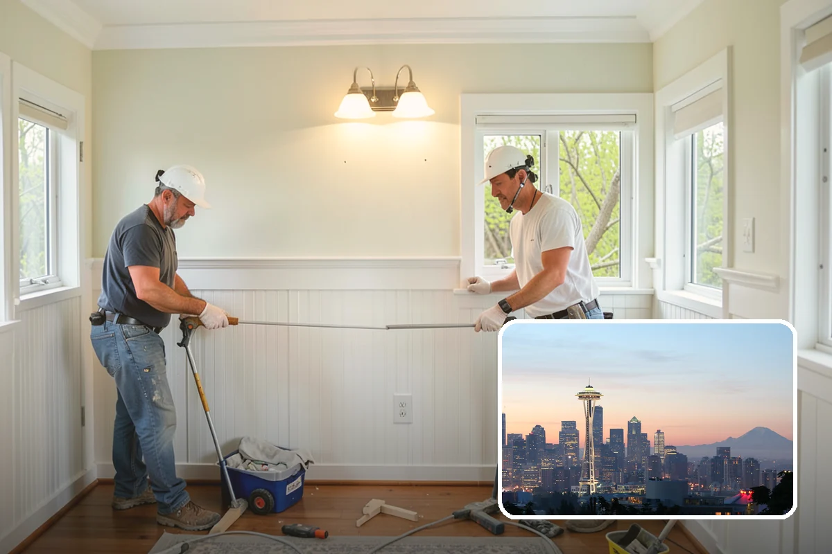 Bathroom Flooring in Seattle, King County, WA - Withstands splashes, steam, and humidity