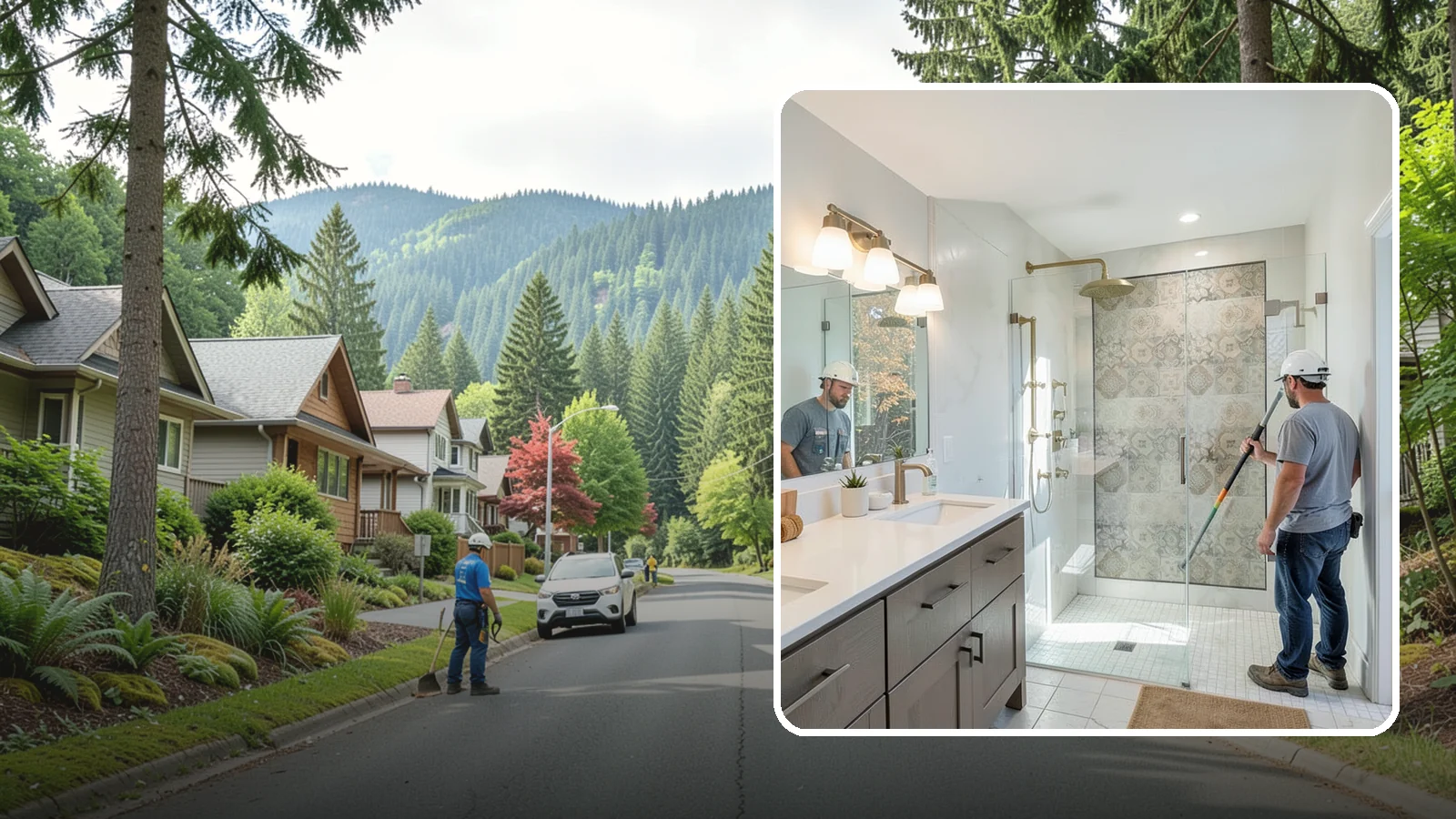 Bathroom Lighting in Darrington, Snohomish County, WA - A bathroom lighting upgrade brightens the space with layered, flattering illumination.