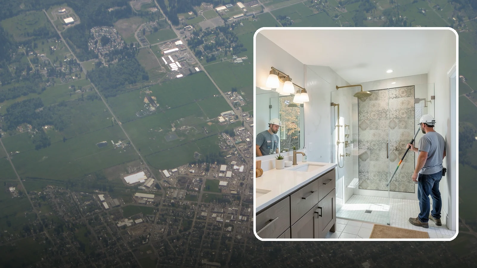 Bathroom Lighting in Enumclaw, King County, WA - A bathroom lighting upgrade brightens the space with layered, flattering illumination.