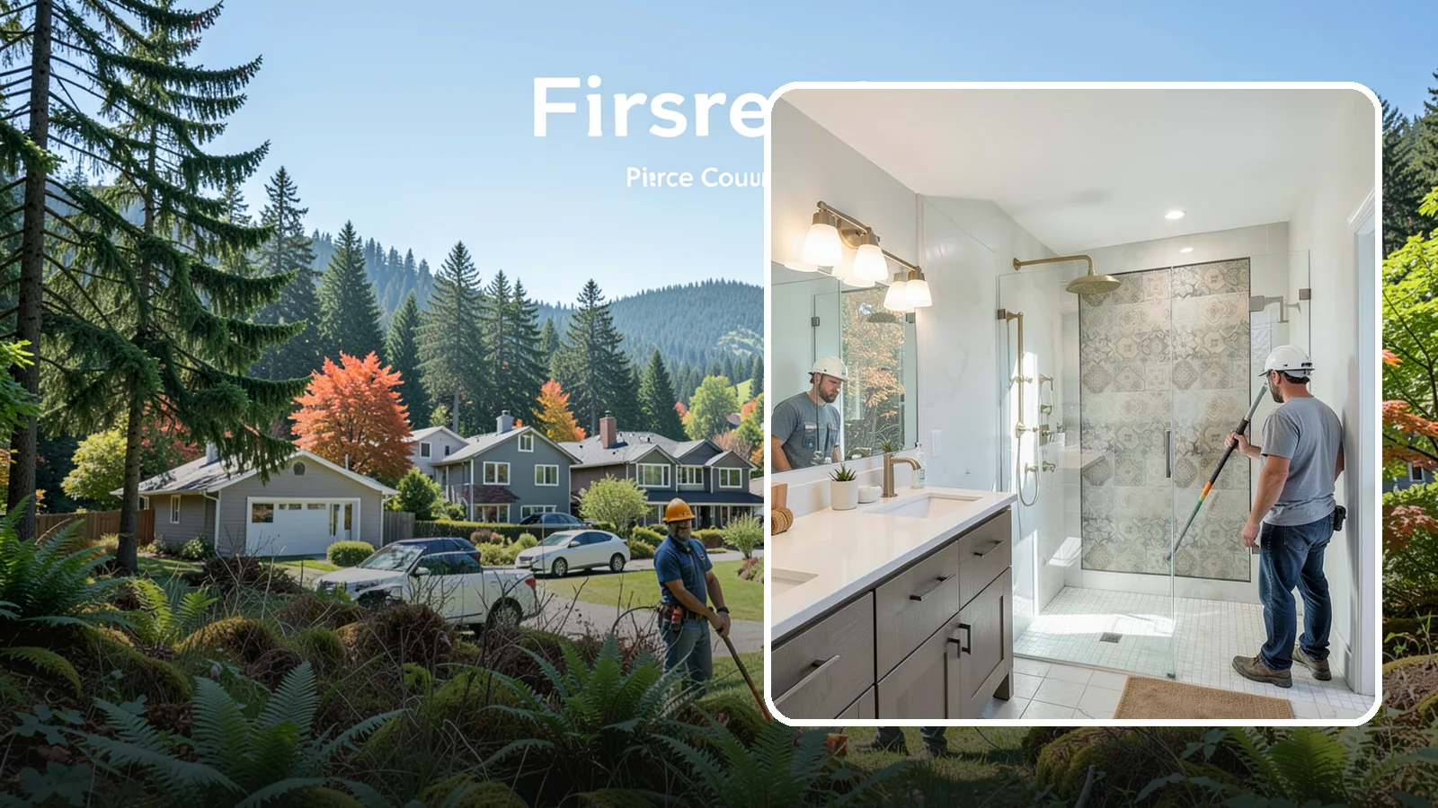 Bathroom Lighting in Fircrest, Pierce County, WA - A bathroom lighting upgrade brightens the space with layered, flattering illumination.