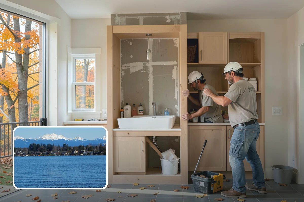 Bathroom Lighting in Lake Stevens, Snohomish County, WA - Layers task, ambient, and accent light
