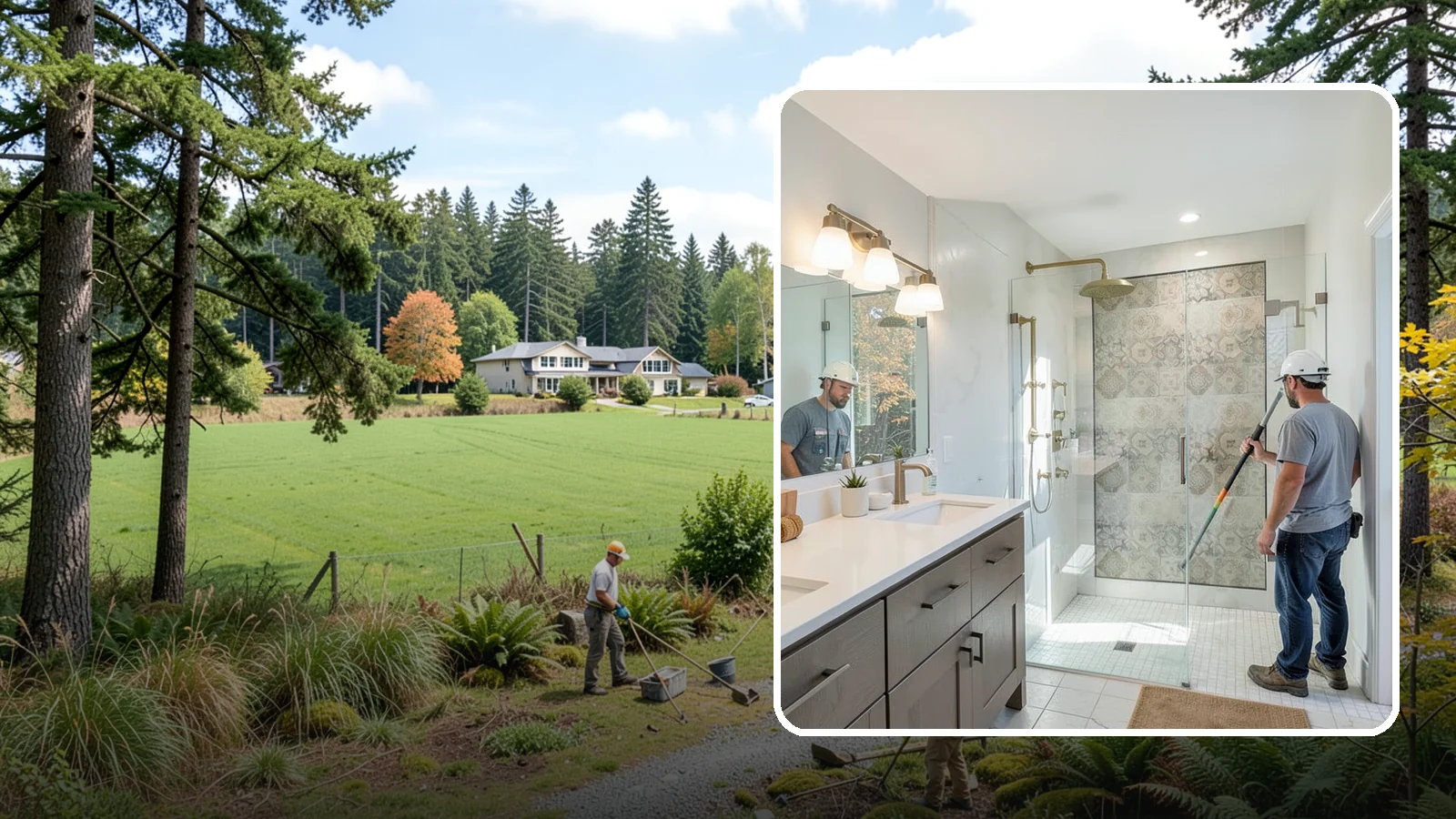 Bathroom Lighting in Lyman, Skagit County, WA - A bathroom lighting upgrade brightens the space with layered, flattering illumination.