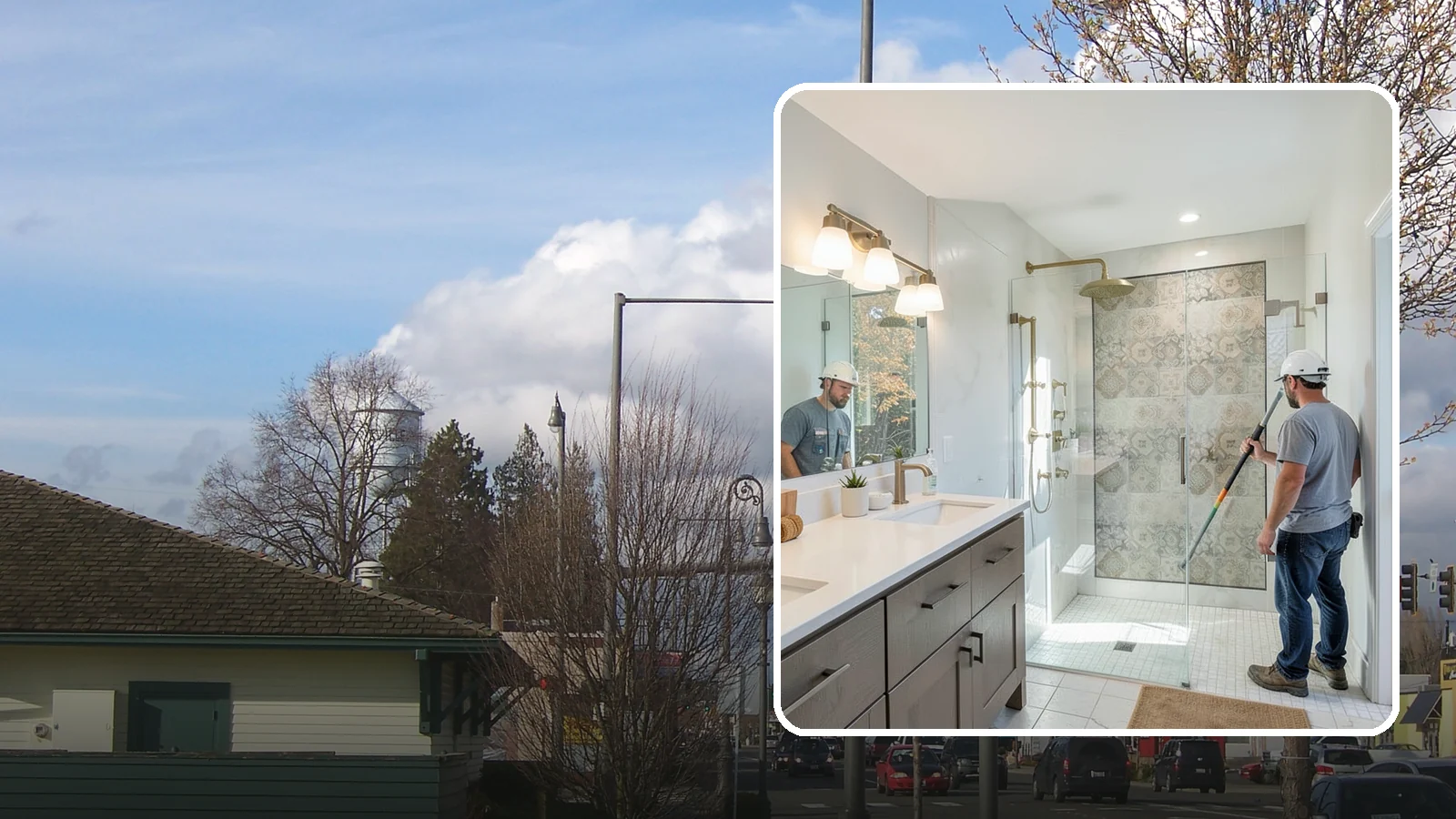 Bathroom Lighting in Marysville, Snohomish County, WA - A bathroom lighting upgrade brightens the space with layered, flattering illumination.