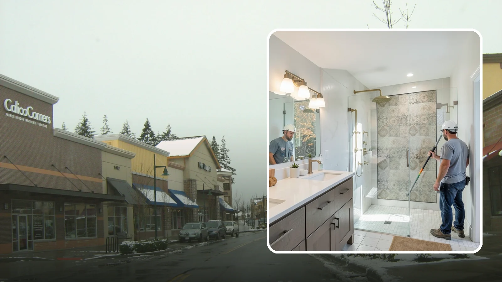 Bathroom Lighting in Mill Creek, Snohomish County, WA - A bathroom lighting upgrade brightens the space with layered, flattering illumination.