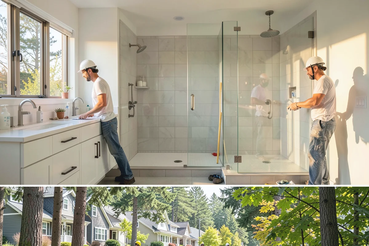 Bathroom Lighting in Normandy Park, King County, WA - Lighting upgrades are especially welcome heading into fall and winter when short days make a bright bathroom more valuable.