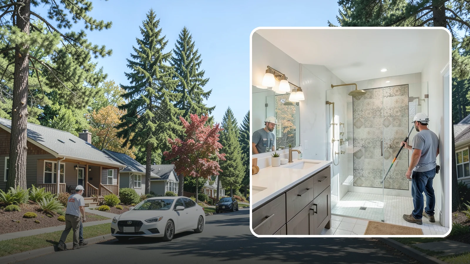 Bathroom Lighting in Orting, Pierce County, WA - A bathroom lighting upgrade brightens the space with layered, flattering illumination.