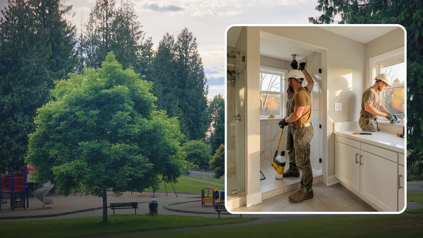 Bathroom Plumbing Rough-In in Bonney Lake, Pierce County, WA - We rough in the supply, drain, and vent lines for a new or relocated bathroom before finishes are installed.