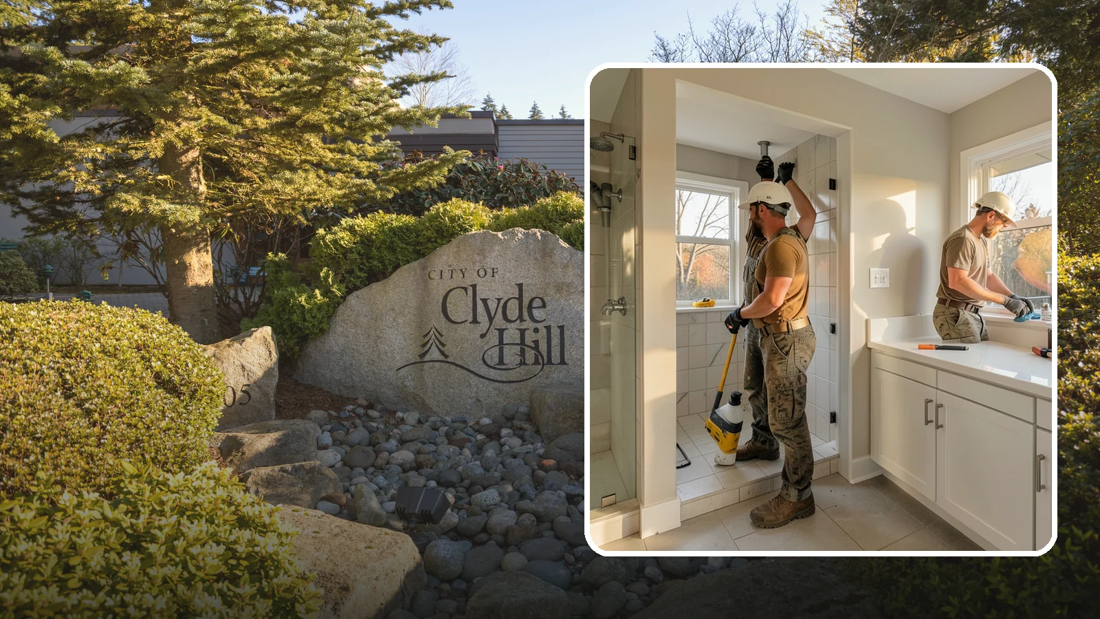Bathroom Plumbing Rough-In in Clyde Hill, King County, WA - We rough in the supply, drain, and vent lines for a new or relocated bathroom before finishes are installed.