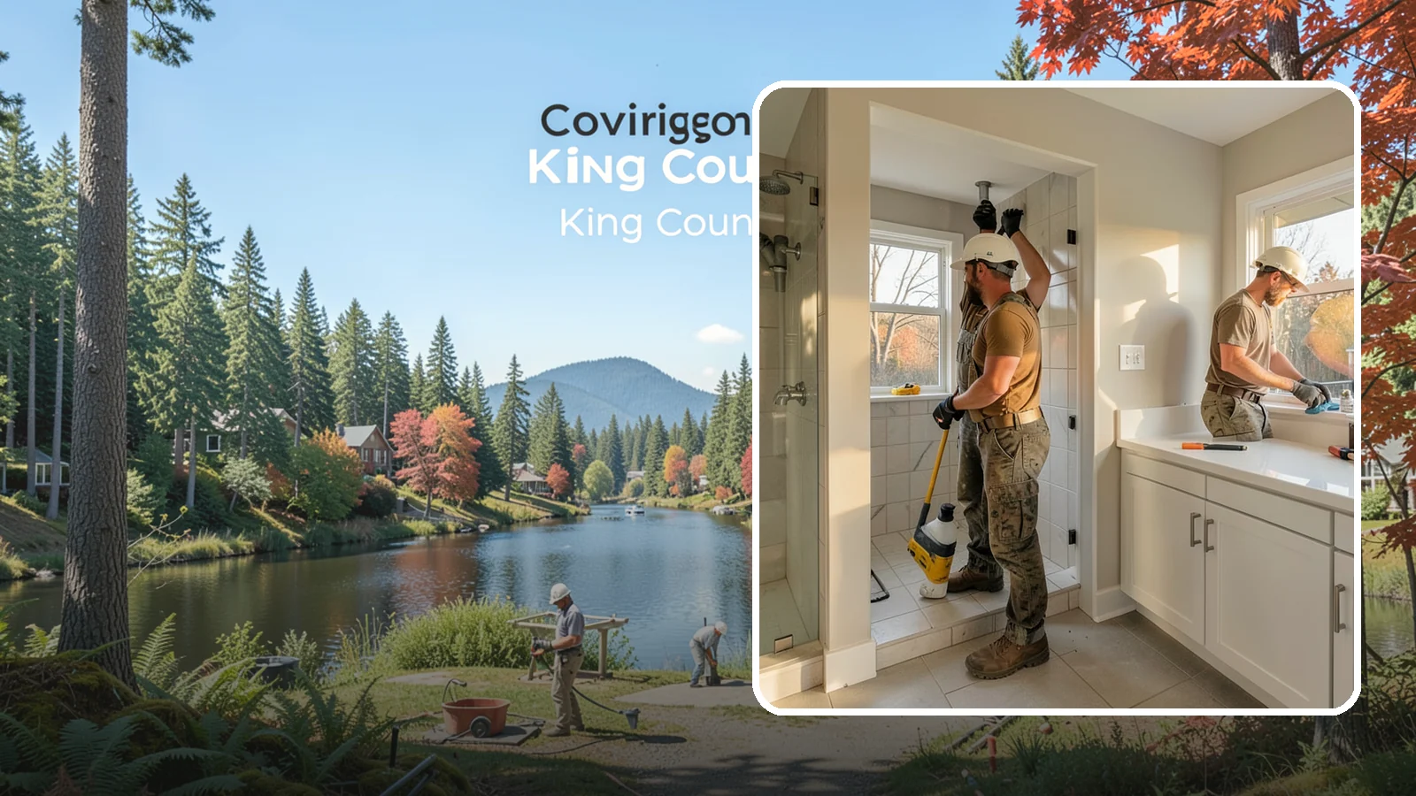 Bathroom Plumbing Rough-In in Covington, King County, WA - We rough in the supply, drain, and vent lines for a new or relocated bathroom before finishes are installed.
