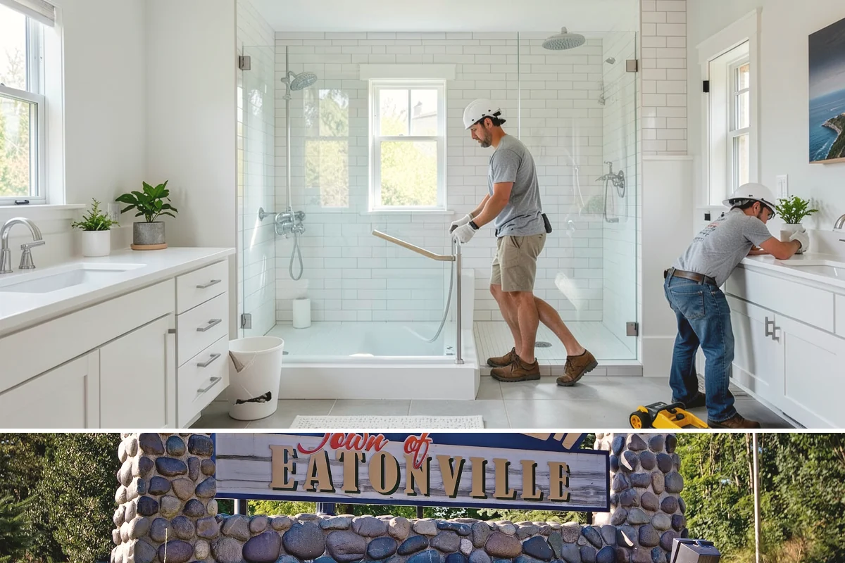 Bathroom Plumbing Rough-In in Eatonville, Pierce County, WA - This interior stage proceeds year-round, ideally sequenced with dry-season framing on additions.