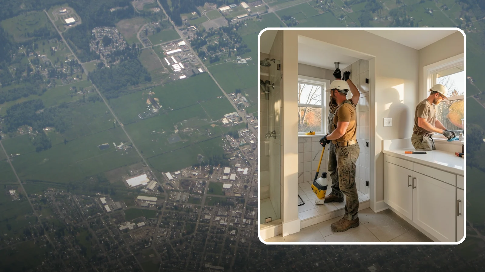 Bathroom Plumbing Rough-In in Enumclaw, King County, WA - We rough in the supply, drain, and vent lines for a new or relocated bathroom before finishes are installed.