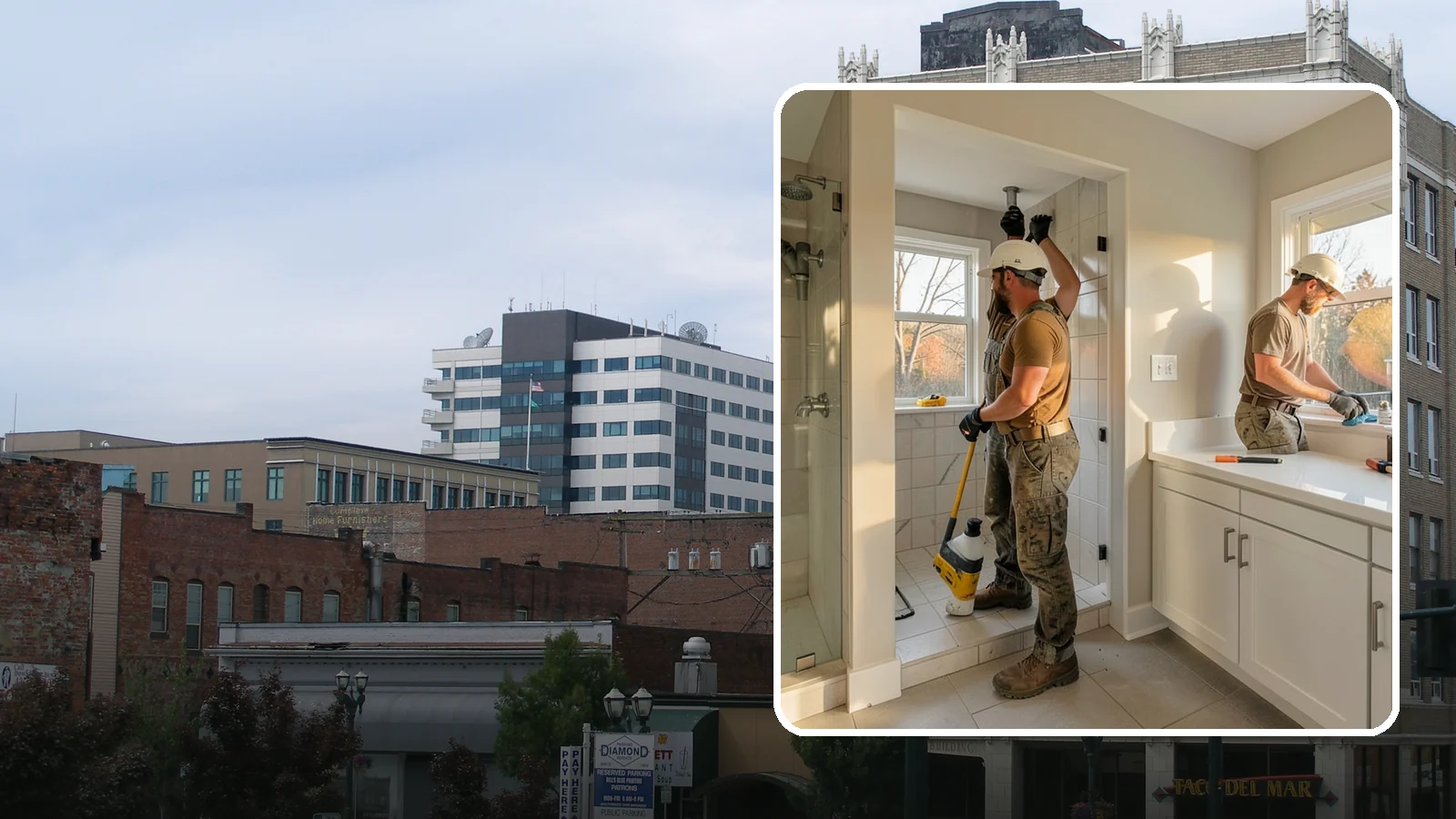 Bathroom Plumbing Rough-In in Everett, Snohomish County, WA - We rough in the supply, drain, and vent lines for a new or relocated bathroom before finishes are installed.