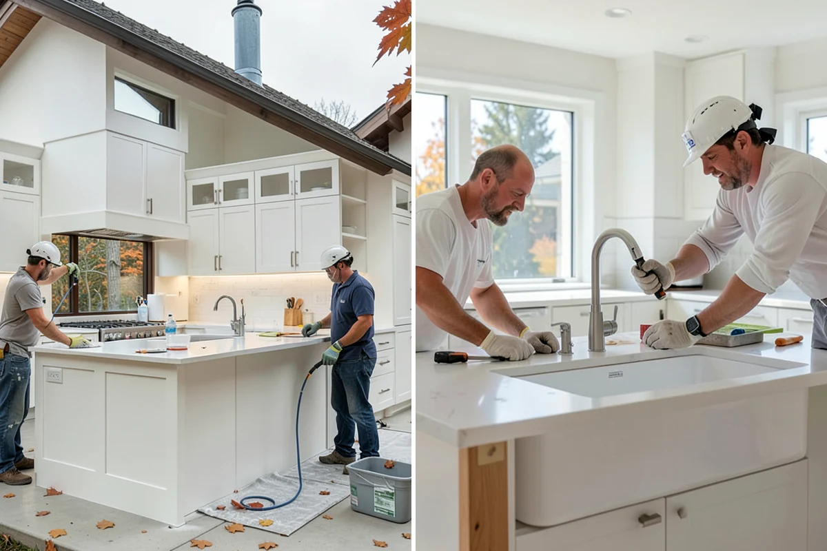 Bathroom Plumbing Rough-In in Federal Way, King County, WA - Confirm the bathroom layout and fixture placements on-site