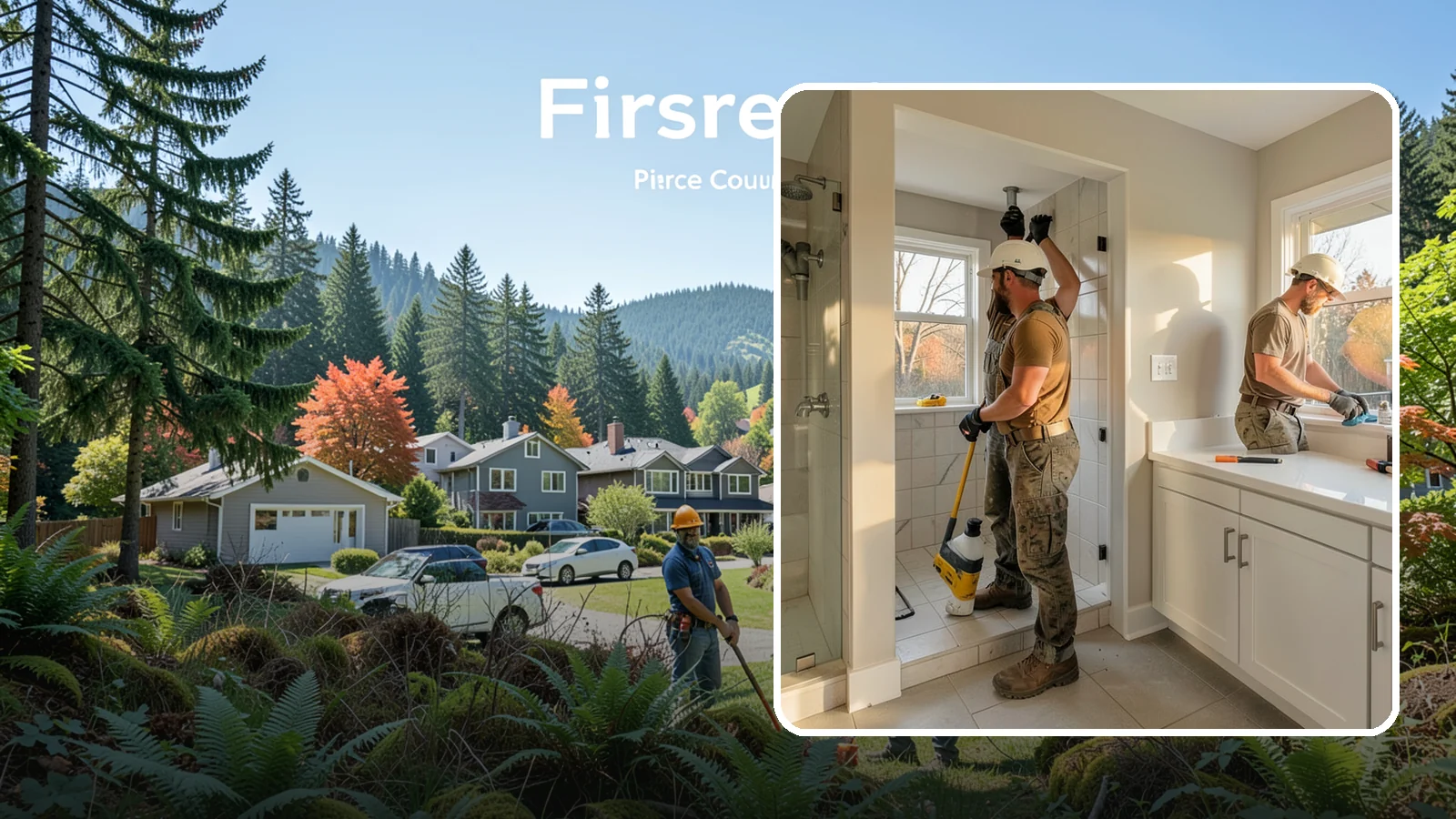 Bathroom Plumbing Rough-In in Fircrest, Pierce County, WA - We rough in the supply, drain, and vent lines for a new or relocated bathroom before finishes are installed.