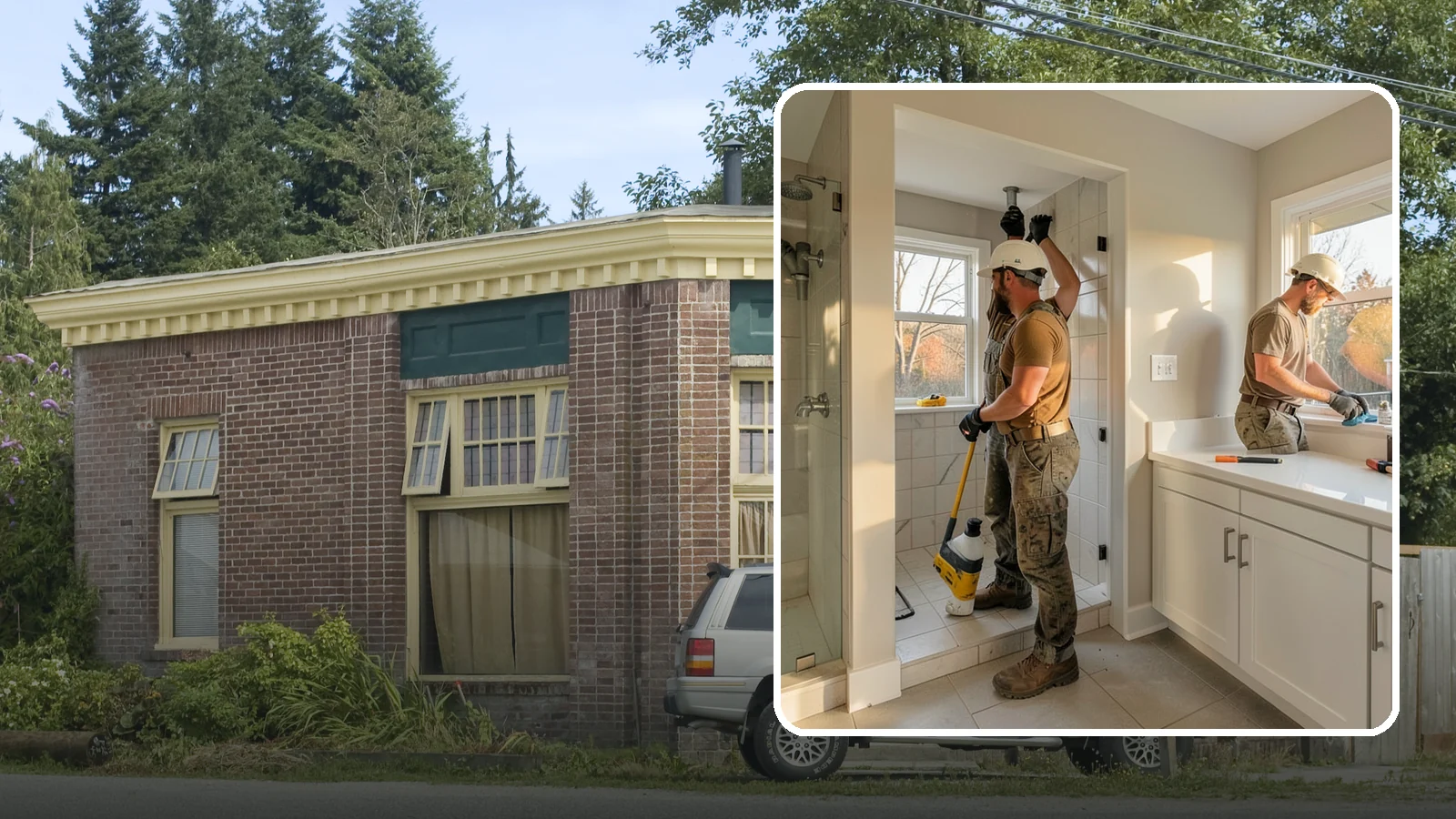 Bathroom Plumbing Rough-In in Hamilton, Skagit County, WA - We rough in the supply, drain, and vent lines for a new or relocated bathroom before finishes are installed.