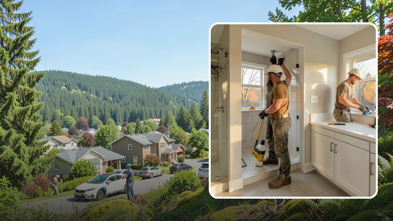 Bathroom Plumbing Rough-In in Index, Snohomish County, WA - We rough in the supply, drain, and vent lines for a new or relocated bathroom before finishes are installed.