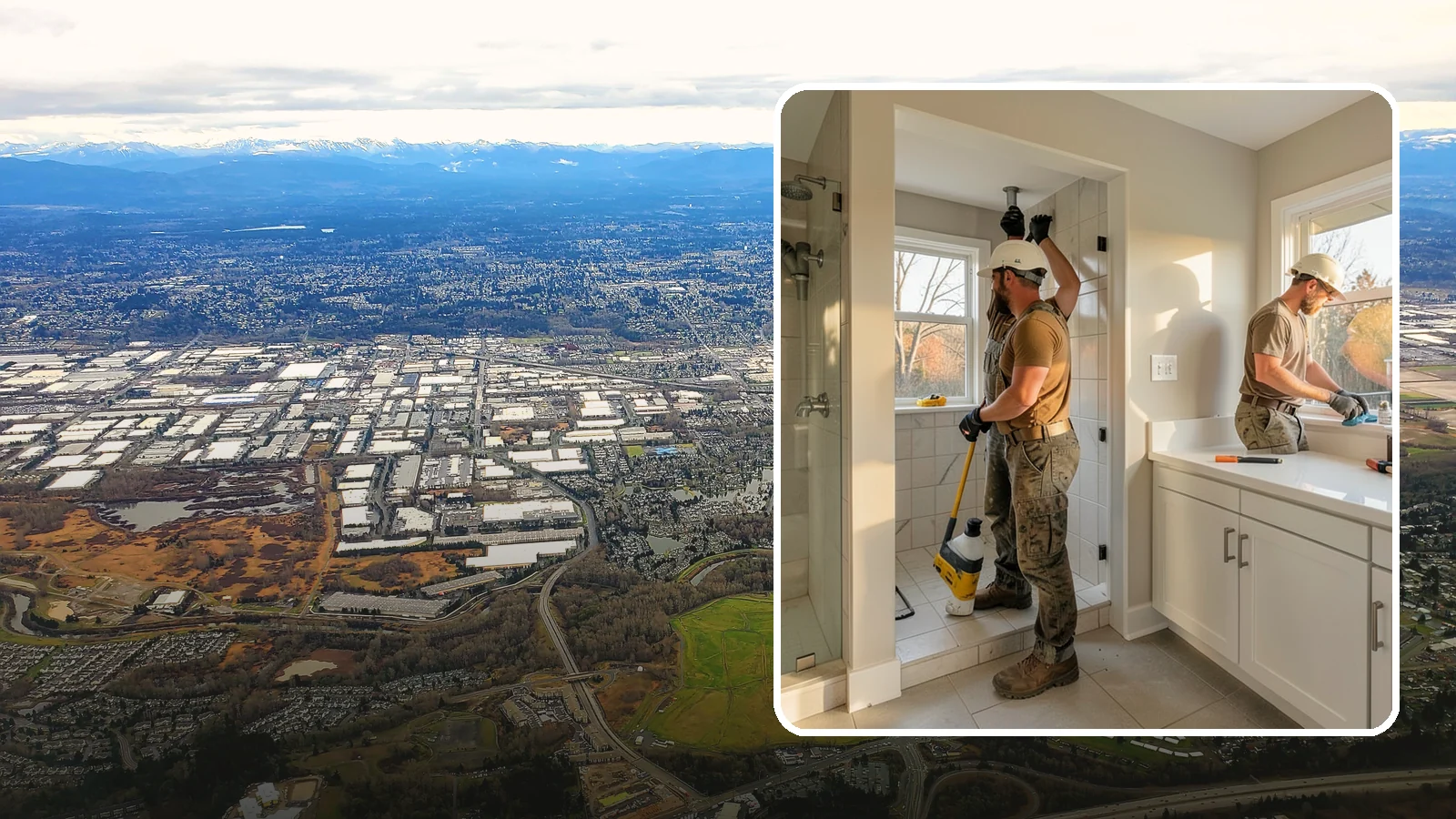 Bathroom Plumbing Rough-In in Kent, King County, WA - We rough in the supply, drain, and vent lines for a new or relocated bathroom before finishes are installed.