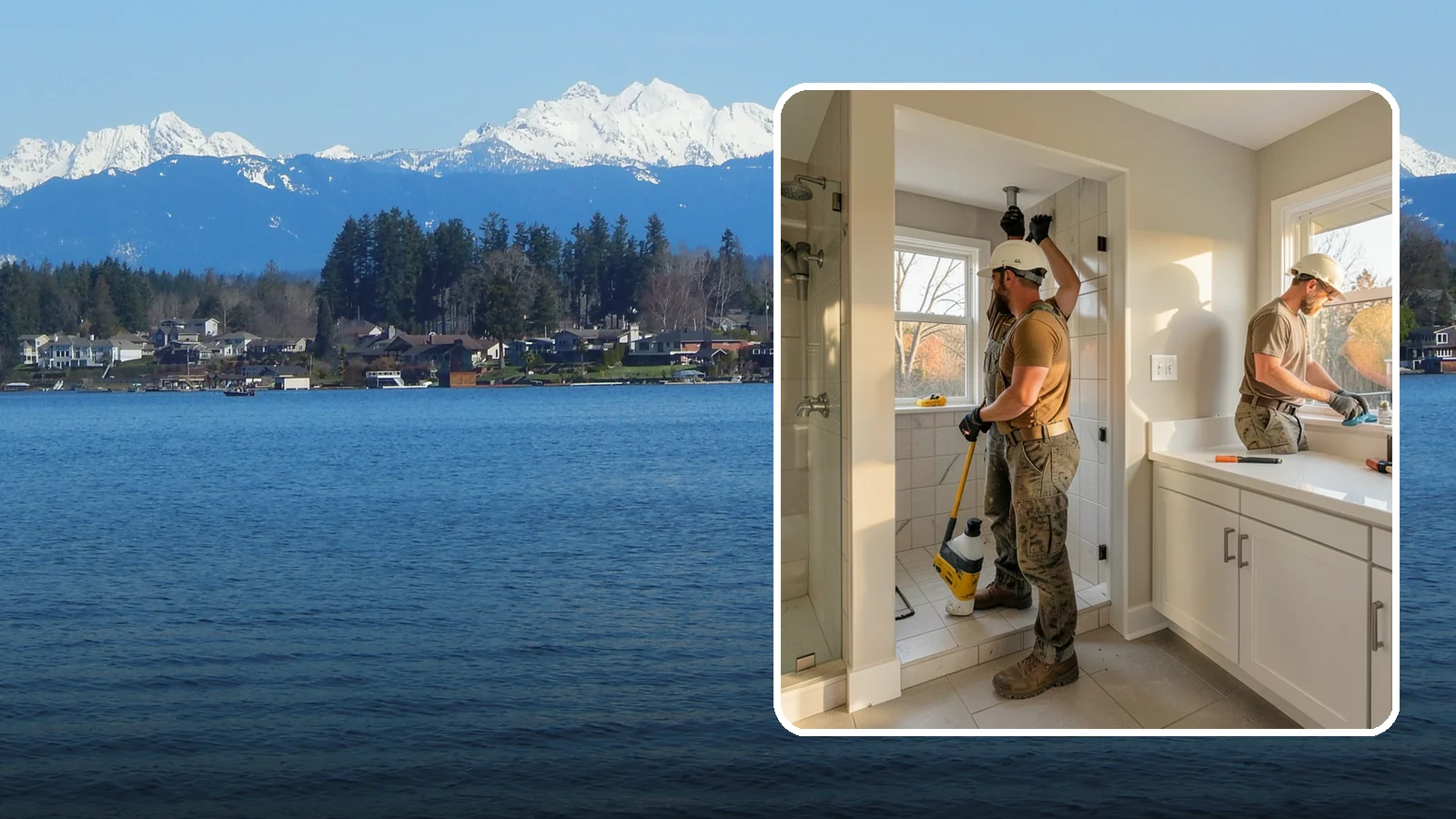 Bathroom Plumbing Rough-In in Lake Stevens, Snohomish County, WA - We rough in the supply, drain, and vent lines for a new or relocated bathroom before finishes are installed.