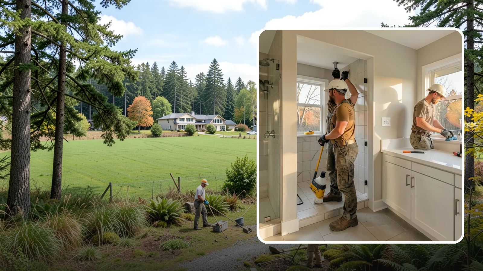 Bathroom Plumbing Rough-In in Lyman, Skagit County, WA - We rough in the supply, drain, and vent lines for a new or relocated bathroom before finishes are installed.